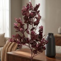 Artikel Dekozweig künstlicher Eukalyptus burgund 66 cm 2er Set