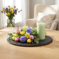 Artikel Runde Schieferplatten Ø15cm Schwarz – Set mit 6 Stück für Dekoration