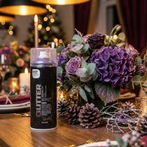 Artikel Glitter Spray Lila 400ml – Montana Effektspray mit Amethyst-Schimmer für Dekoration