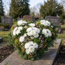 Artikel Steckschaum Herz 38×36,5 cm Grün 2 Stück für Blumengestecke