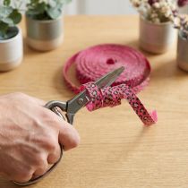 Artikel Dekoband Kräuselband Leoprint Pink 10mm x 100m Geschenkdekoration