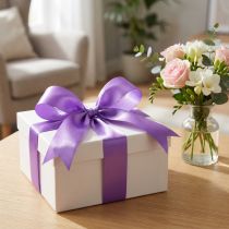 Artikel Polypropylen Geschenkband Violett 30mm x 100m für Geschenk- und Dekorationsanwendungen