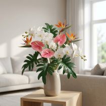 Artikel Künstliches Philodendron-Blatt 31 cm Grün, Set mit 12 Stück