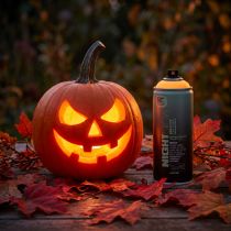 Artikel Fluoreszierender Nitroacryllack Spraydose 400ml Nightglow Orange für Dekorationszwecke