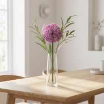 Artikel Künstliche Allium Blume aus Polyester, 90 cm, Lila