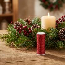 Artikel Bouilloneffektdraht Rot Ø 0,30 mm 140 m Kupferdraht für Bastel- und Weihnachtsdekoration