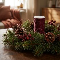 Artikel Bouillondraht Kupfer gewellt Ø0,30mm 140m Bordeaux für Dekoration und Basteln