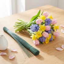 Artikel Metall-Steckdraht grün Ø 0,4 mm 40 cm 1 kg – Floristendraht und Basteldraht