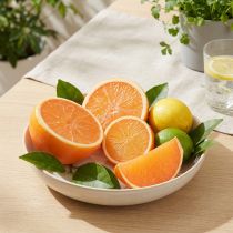 Artikel Deko-Orangen aus Kunststoff, Künstliches Obst in Stücken, Ø 5–7 cm, Orange, Real-Touch Sommerdeko