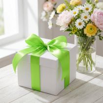 Artikel Kräuselband aus Polypropylen 50mm x 100m Lindgrün für Geschenke und Dekorationen