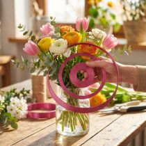 Artikel Aluminium Flachdraht Pink 5 mm x 1 mm 2,5 m für Bastelarbeiten und Dekoration