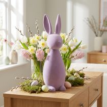 Artikel Dekohase Kunststoff beflockt Flieder-Lila 47cm – 2. Wahl für Oster- und Frühlingsdekoration