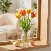 Artikel Künstliche Tulpen in Orange, 53 cm, für Dekoration und kreative Gestaltung