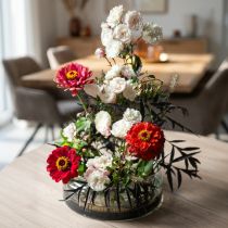 Artikel Kenzan Blumensteckhilfe Ring aus Metall mit Messingnadeln, Ø 20 cm, mit Kunststoffschutz, für florale Arrangements