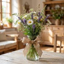 Artikel Dekoband aus Jute 25mm breit, naturfarben, 10m Rolle für Geschenk- und Tischdekoration