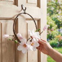 Artikel Dekoring künstliche Magnolie Ø24cm Frühlingsdekoration zum Hängen