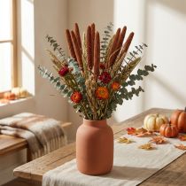 Artikel Dekorative Babala Kolbenhirse Braun, 70cm, Naturmaterial für Trockenblumenarrangements