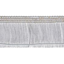 Artikel Selbstklebendes Haarfransenband Acetat-Viskose Silber 25m x 40mm