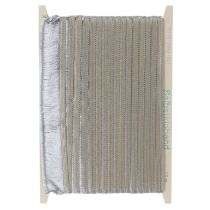 Artikel Selbstklebendes Haarfransenband Acetat-Viskose Silber 25m x 40mm