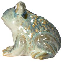 Artikel Keramikfigur Frosch 12cm Grün für Sommerdekoration und Zuhause