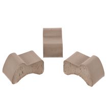 Artikel Blumentopf-Füsse aus Ton 7 cm umbrabraun 3 Stück