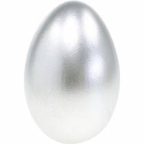 Gänseeier Silbern Ausgeblasene Eier Osterdeko 12St