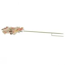 Artikel Gartenstecker aus Metall mit Vogelhaus-Motiv, 76,5 cm, bunt