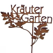 Artikel Gartenstecker Rost Kräuter Garten Beetstecker 14x17cm 4St
