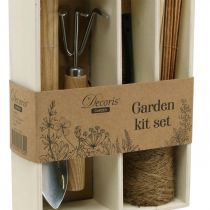 Gartenwerkzeug-Set, Grundausstattung Kleingeräte in Box 22×15×5,5cm