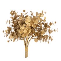 Artikel Künstlicher Eukalyptuszweig Goldfarben 24cm für Dekoration