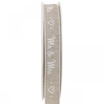Artikel Geschenkband Braun Schleifenband Hochzeit 15mm 20m