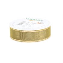 Artikel Geschenkband Gold Ringeleffekt 25mm 25m