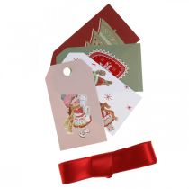 Artikel Geschenkpapier-Set Weihnachten Rot Weiss mit Skandinavischen Motiven 50×70cm, 4 Bögen