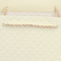 Artikel Geschenktasche Papier Geschenktüte Creme 26×12×32cm 1 St