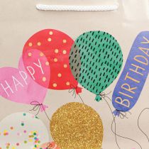 Artikel Geschenktüte „Happy Birthday“ Geburtstagstüte Papier 26×14×36cm 2St