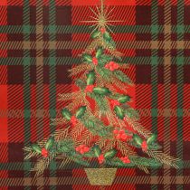 Artikel Geschenktüten Weihnachten Baum Rot Grün 18x24cm 4St