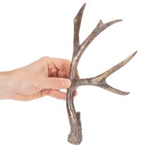 Artikel Deko Geweih aus Polyresin 29 cm braun-gold 2er-Set für Innenbereich