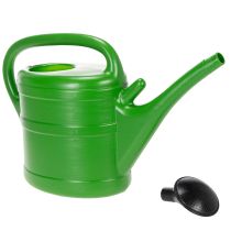 Artikel Gießkanne Kunststoff 10 Liter Maigrün mit Brause für Gartenbewässerung