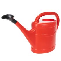 Artikel Gieskanne Kunststoff 5 Liter Rot mit Brauseausatz für Garten und Balkon