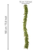Artikel Künstliche Zypressengirlande 180 cm mit Zapfen für Wohn- und Tischdekoration