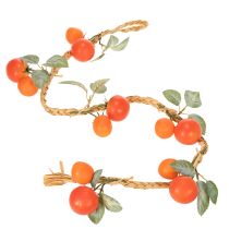 Artikel Künstliche Tomaten-Girlande 135 cm Dekoration aus Kunststoff mit Papierband für Innenbereich