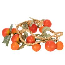Artikel Künstliche Tomaten-Girlande 135 cm Dekoration aus Kunststoff mit Papierband für Innenbereich