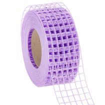 Artikel Gitterband aus Kunststoff Lila 4.5 cm Breite 10 Meter Rolle für Dekoration und Bastelarbeiten