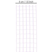 Artikel Gitterband aus Kunststoff Lila 4.5 cm Breite 10 Meter Rolle für Dekoration und Bastelarbeiten
