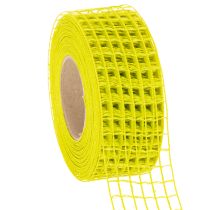 Artikel Netzband gelb 4 cm aus Polypropylen für Dekoration und Geschenkverpackung