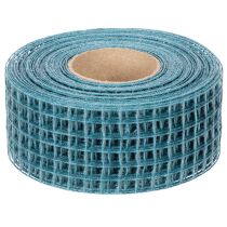 Artikel Dekoband Gitterstruktur 4,5 cm breit Blau 10 m Kunststoffrolle
