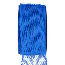 Artikel Netzband Gitterband Dekoband Blau drahtverstärkt 50mm 10m