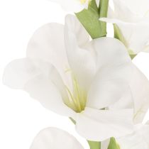 Artikel Künstliche Gladiole aus Textil und Kunststoff Weiss 88cm