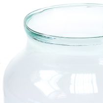 Artikel Bodenvase aus Recyclingglas Ø21cm H30cm farblos