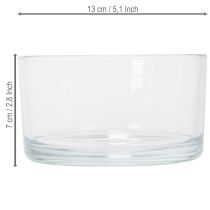 Artikel Glasschale klar Kleine Schale für vielseitige Glas Deko Blumen Sukkulenten und Kerzen 13cm